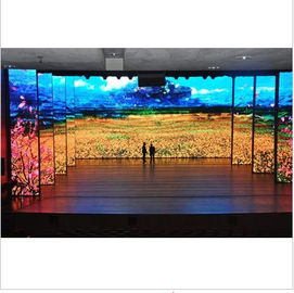 HD P2.5 กำแพงวิดีโอ LED ในอาคาร SMD2121 เช่า 160000 Dots / M²ความหนาแน่นของพิกเซล