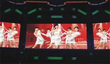 High Definition P3 Full Color LED Display หน้าจอเช่าวิดีโอติดผนังโค้งในร่ม