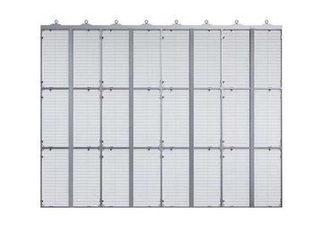 P15.6 จอแสดงผล LED แบบโปร่งใสความละเอียดสูงความละเอียด 14 บิตเคลื่อนย้ายได้สะดวก