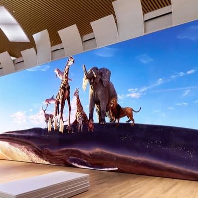 ภาพยนตร์เวทีฉากหลัง Led Display Wall Video P3 111111 Dots / Sqm Pixel Density