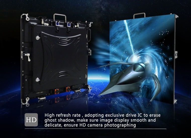 4mm Pitch Pixel Pitch LED กลางแจ้งหน้าจอแสดงผลมุมมองที่กว้างสำหรับการแสดง / กิจกรรม